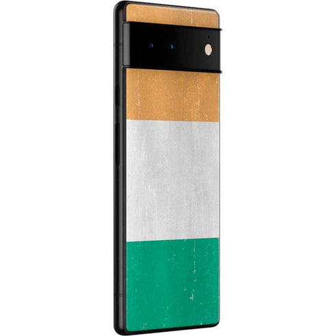 Ivory Coast Flag Distressed Google Pixel 6 Pro Skin